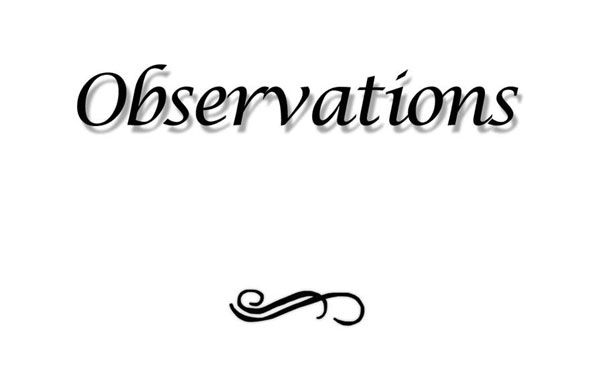 Observations by May Allan